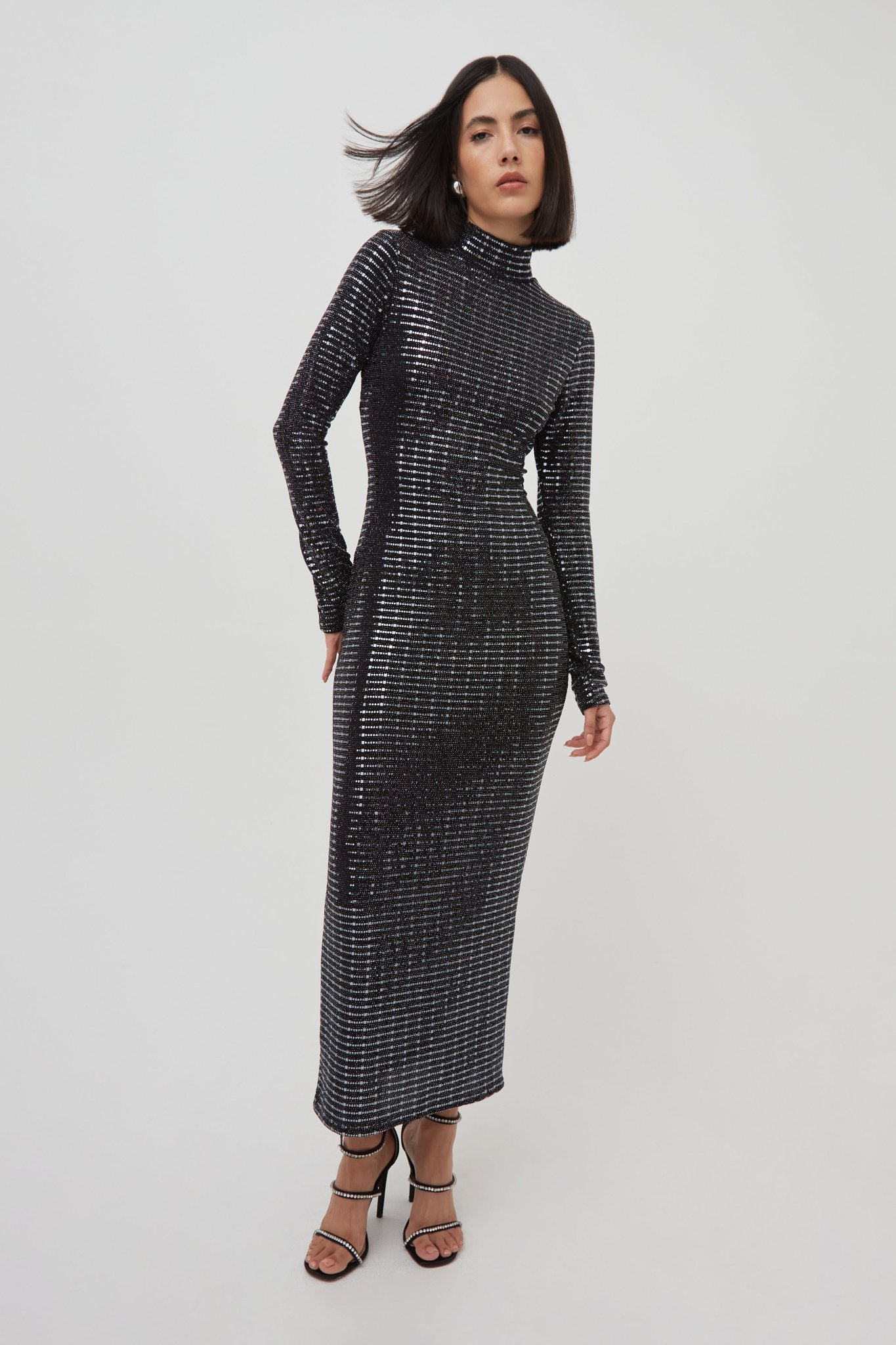 bodycon dress hijab Bodycon Zipper Maxi Dress — Modest Long Sleeve 812 Style main image 0