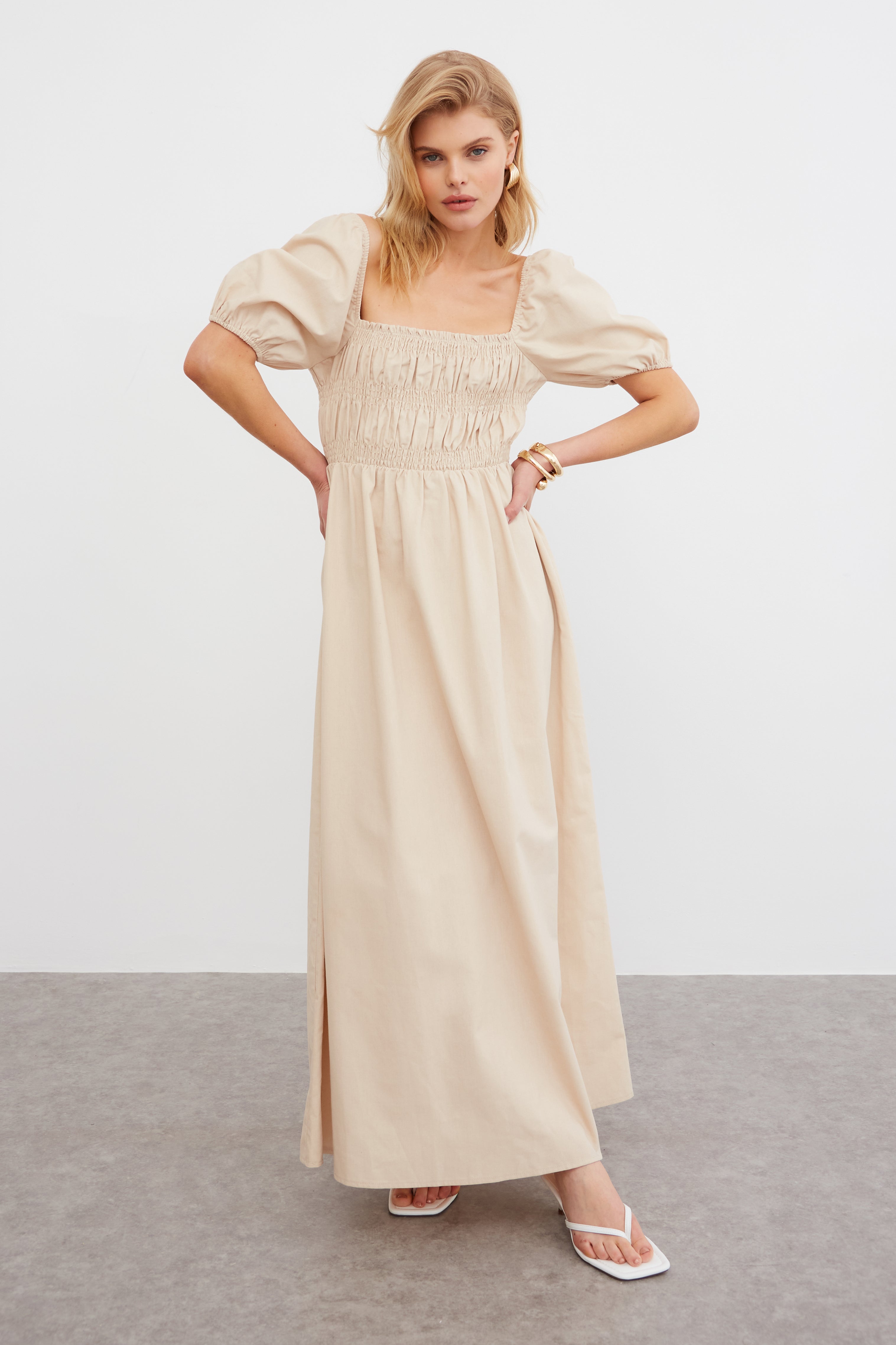 Brienne - Women's Maxi Dress, Elegant & Layered main image 1