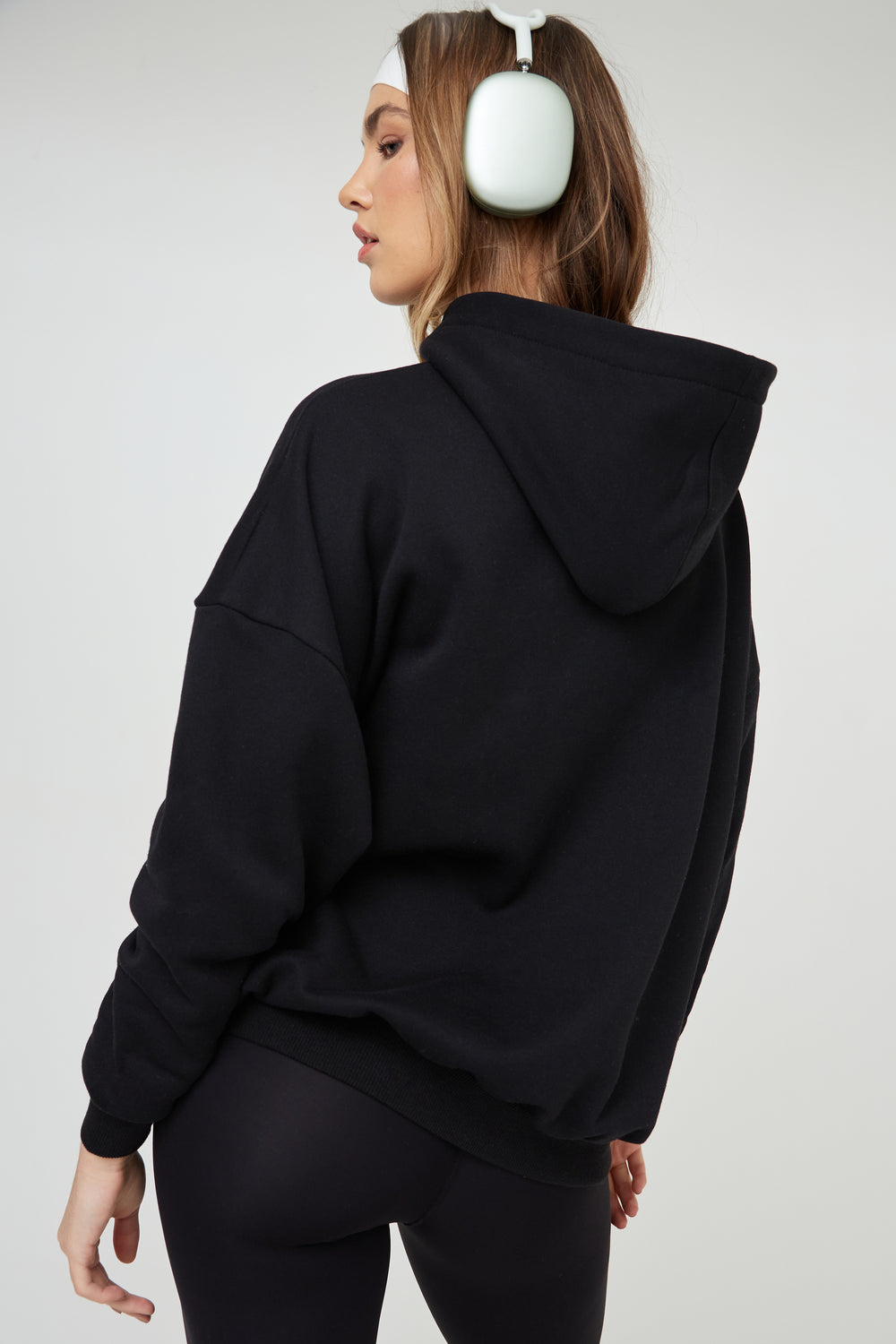 RELAXED SLOGAN OVERSIZED HOODIE