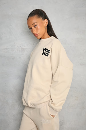 WKND WELLNESS SIGNATURE OVERSIZED SWEAT