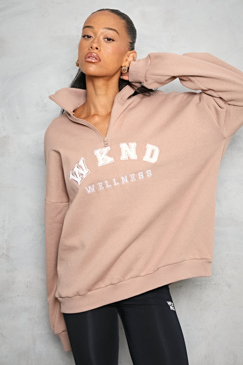 WKND WELNESS HALF ZIP SWEAT