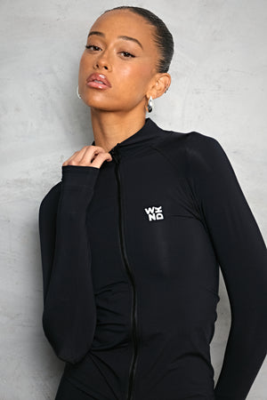 WKND BRANDED LONG SLEEVE ACTIVE ZIP JACKET