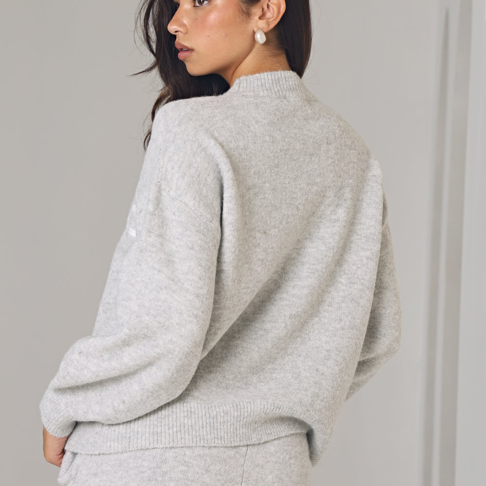 
                      
                        WKND KNITTED JUMPER IN GREY
                      
                    