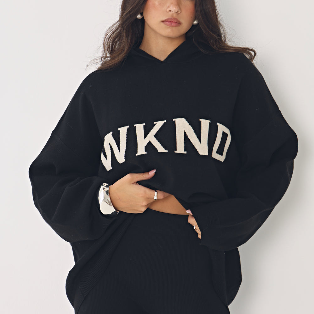 
                      
                        WKND KNITTED HOODIE
                      
                    