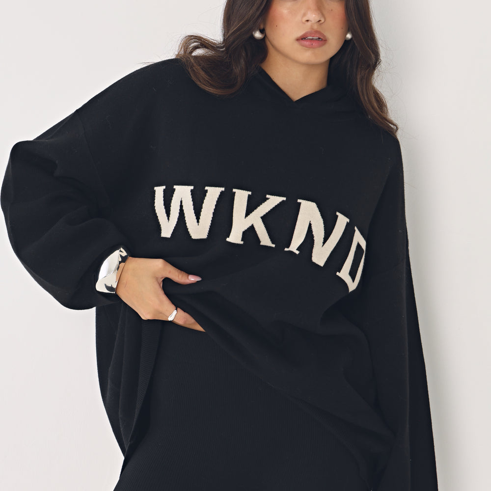 WKND KNITTED HOODIE