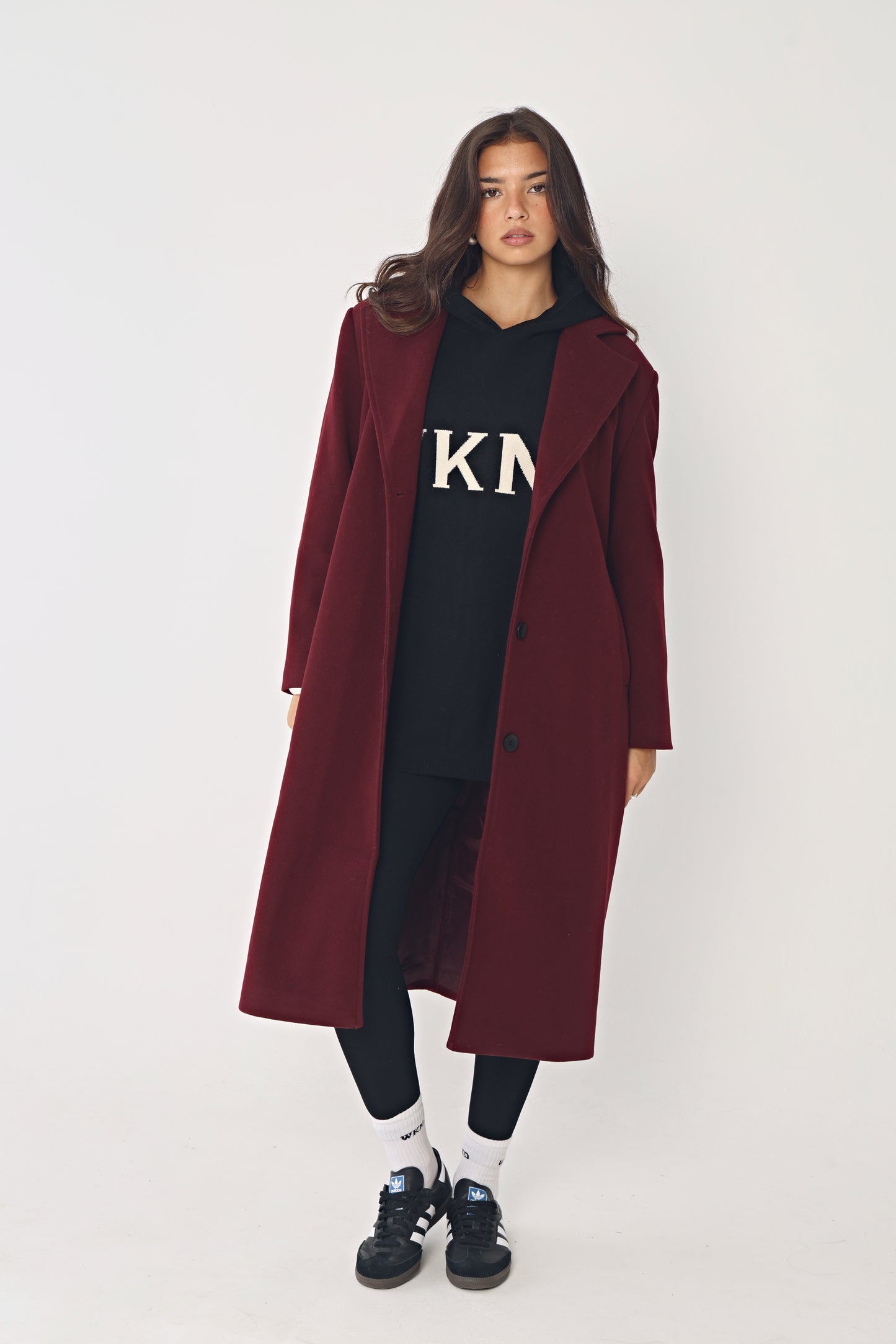 TAILORED BELTED OVERSIZED COAT