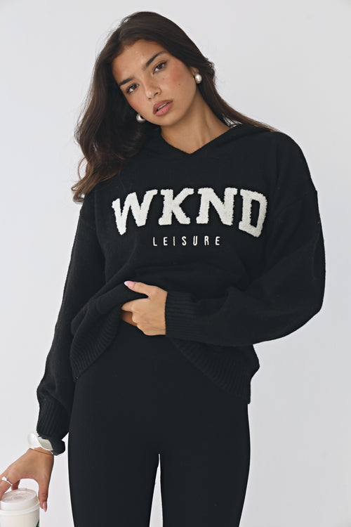 WKND KNITTED HOODIE