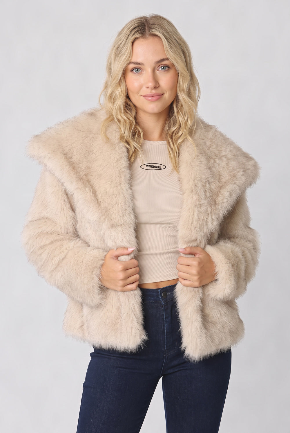 FAUX FUR COAT