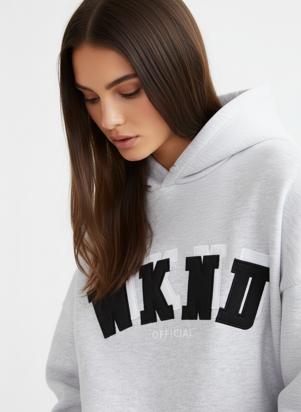 WKND APPLIQUE HOODIE