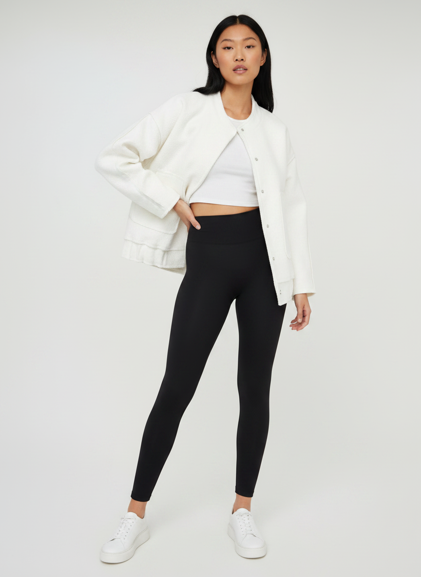 WOOL OVERSIZED BOMBER