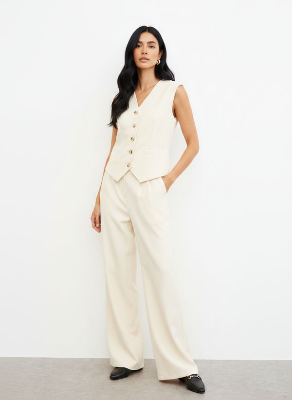 TAILORED WIDE LEG TROUSERS