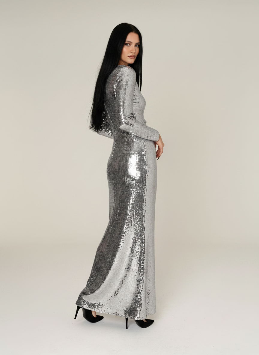 SEQUIN MAXI DRESS