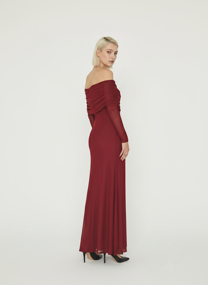 BARDOT MESH MAXI DRESS