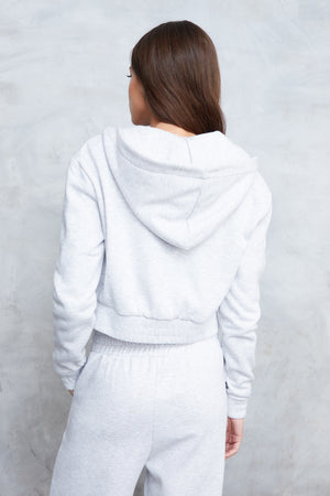 SOFT ZIP THROUGH LOUNGEWEAR HOODIE