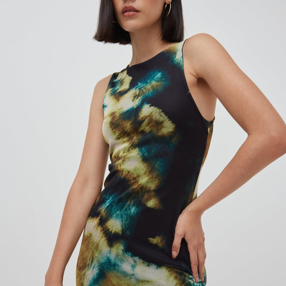 
                      
                        WKND Girl Abstract Mesh Sleeveless Midaxi Dress
                      
                    