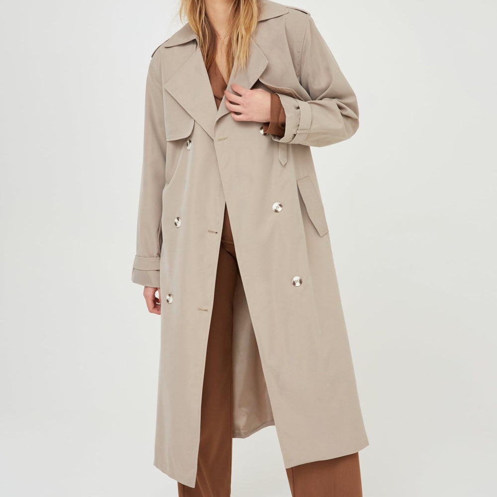 
                      
                        WKND Girl Cream Oversized Trench Coat
                      
                    