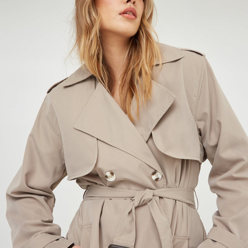 
                      
                        WKND Girl Cream Oversized Trench Coat
                      
                    