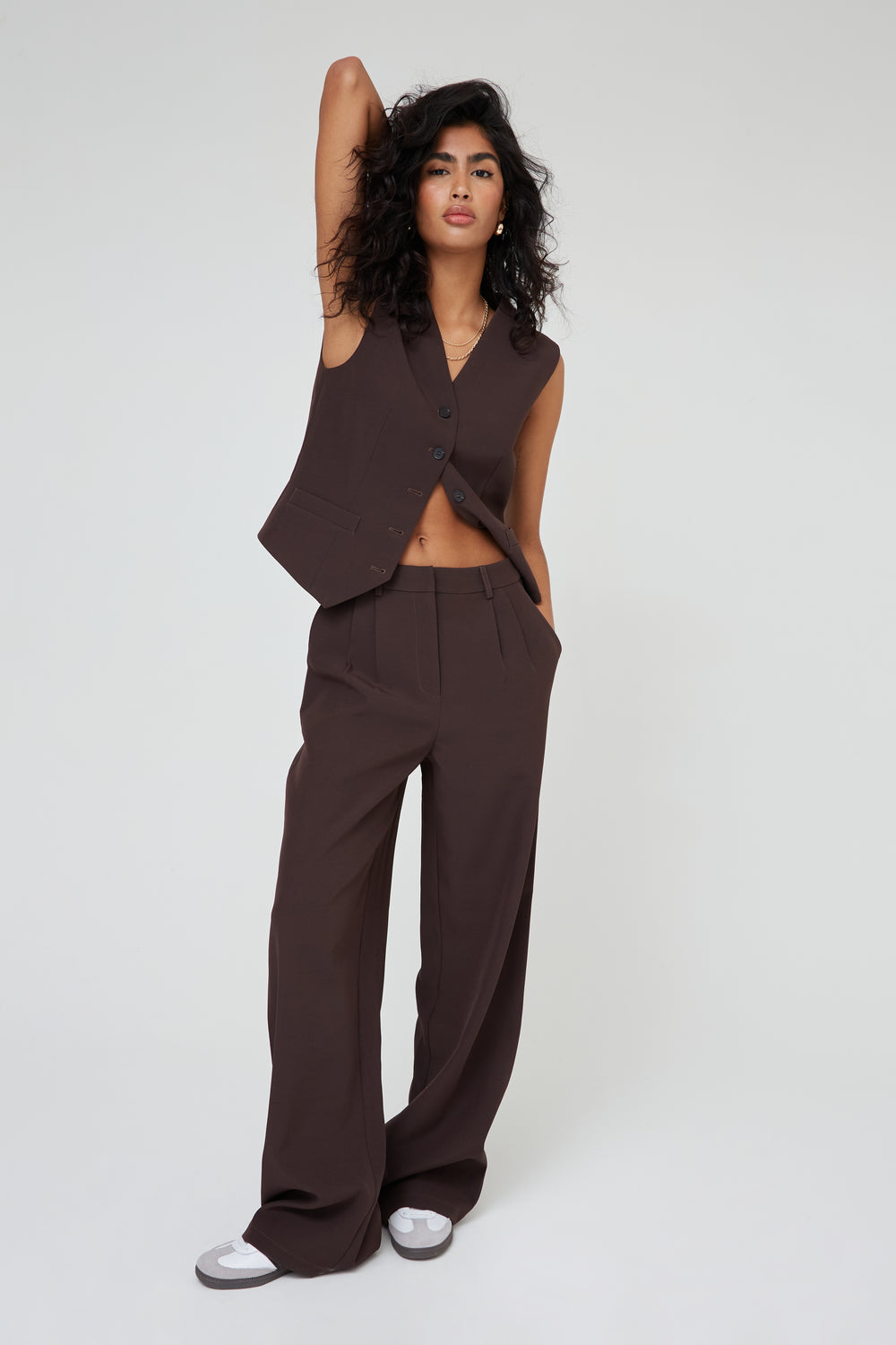 TAILORED WIDE LEG TROUSERS