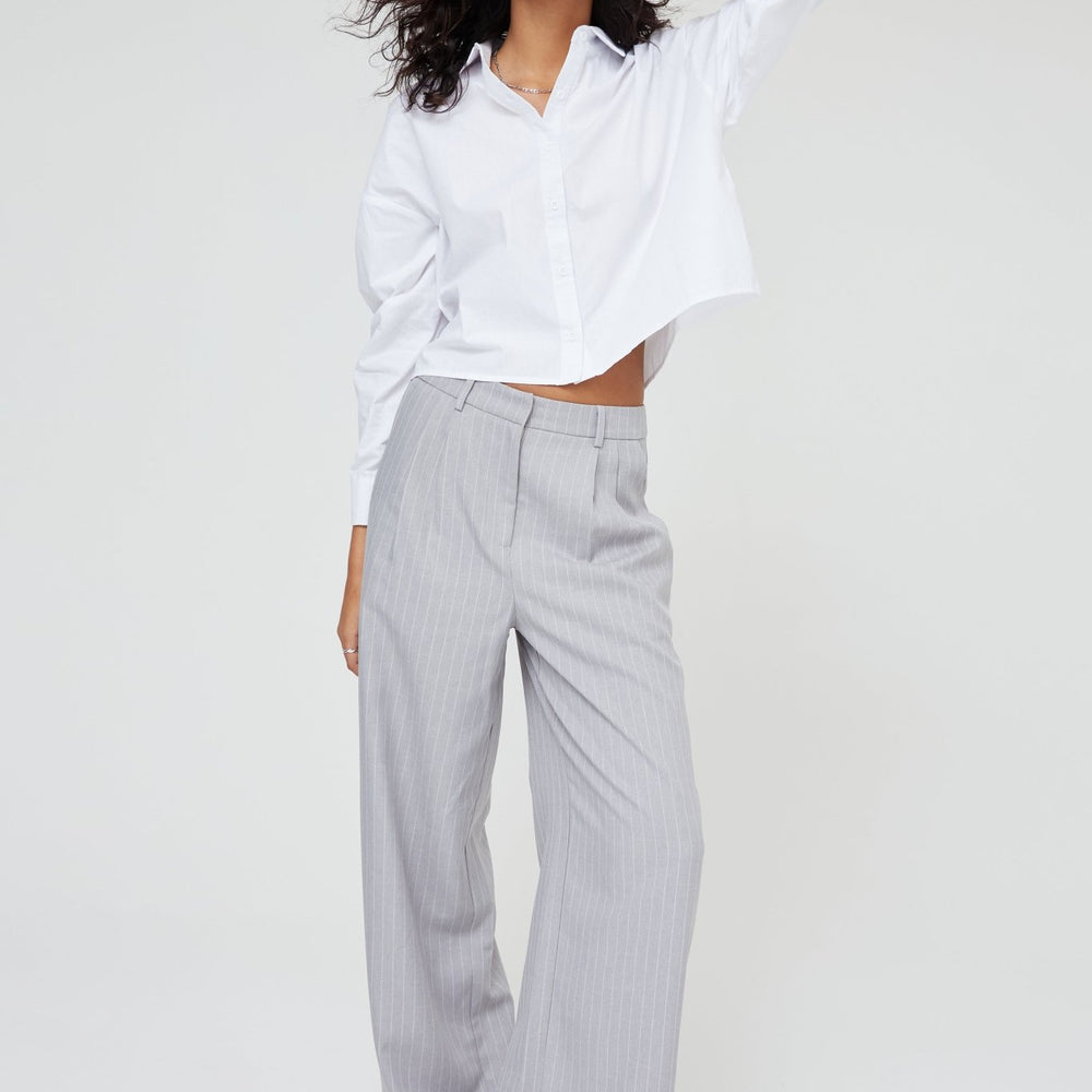 WKND Girl Oversized Split Back Cotton Shirt