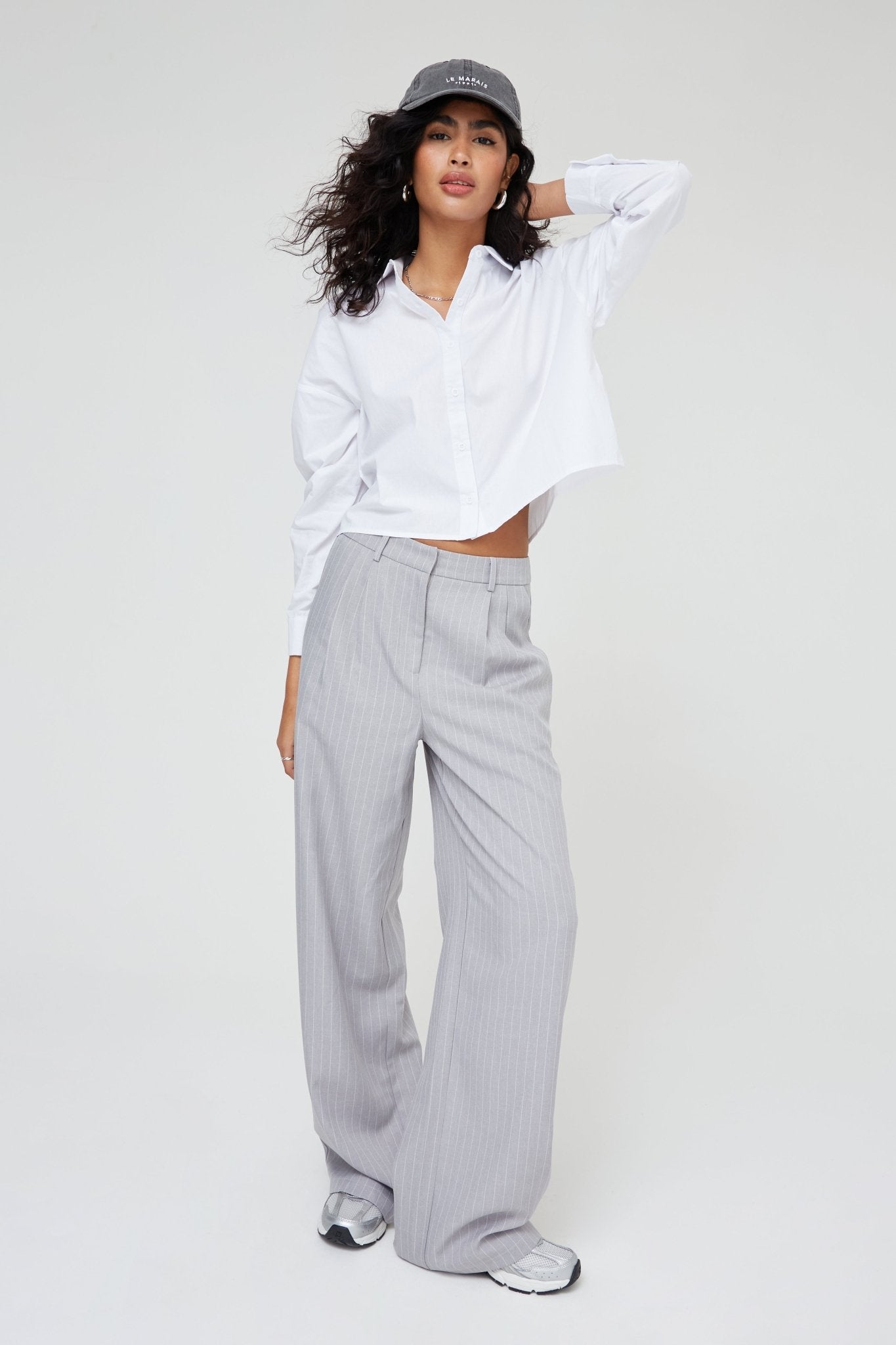 WKND Girl Oversized Split Back Cotton Shirt