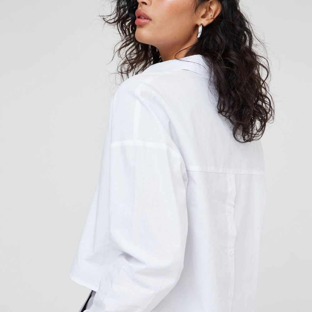 
                      
                        OVERSIZED SPLIT BACK SHIRT
                      
                    