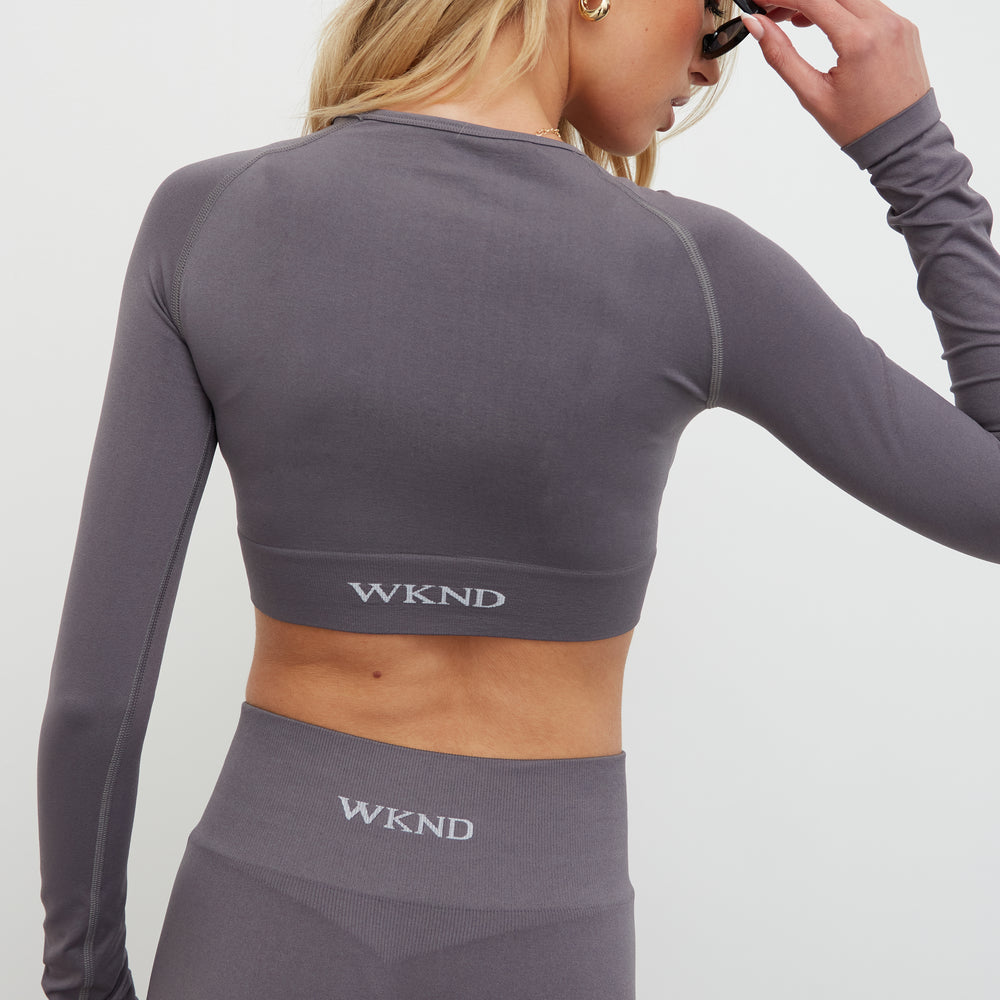 
                      
                        WKND SCULPT SEAMLESS CROP TOP
                      
                    