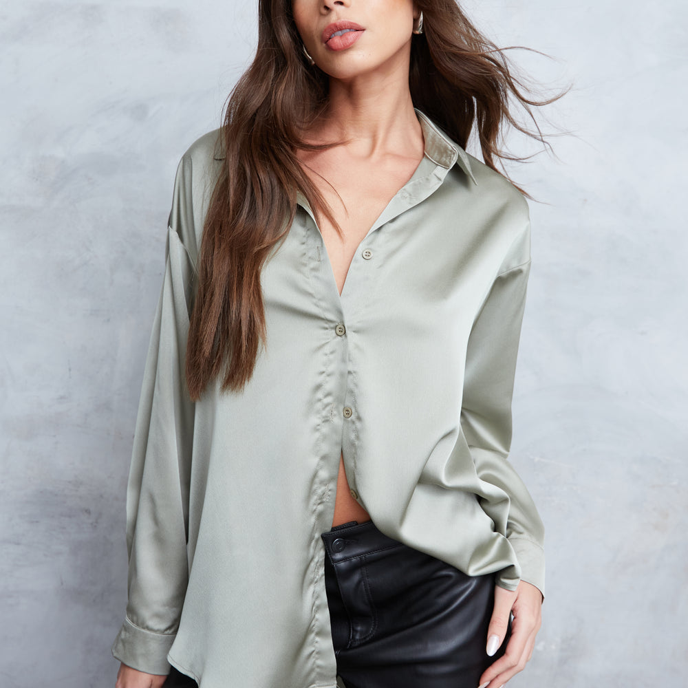 SATIN SHIRT