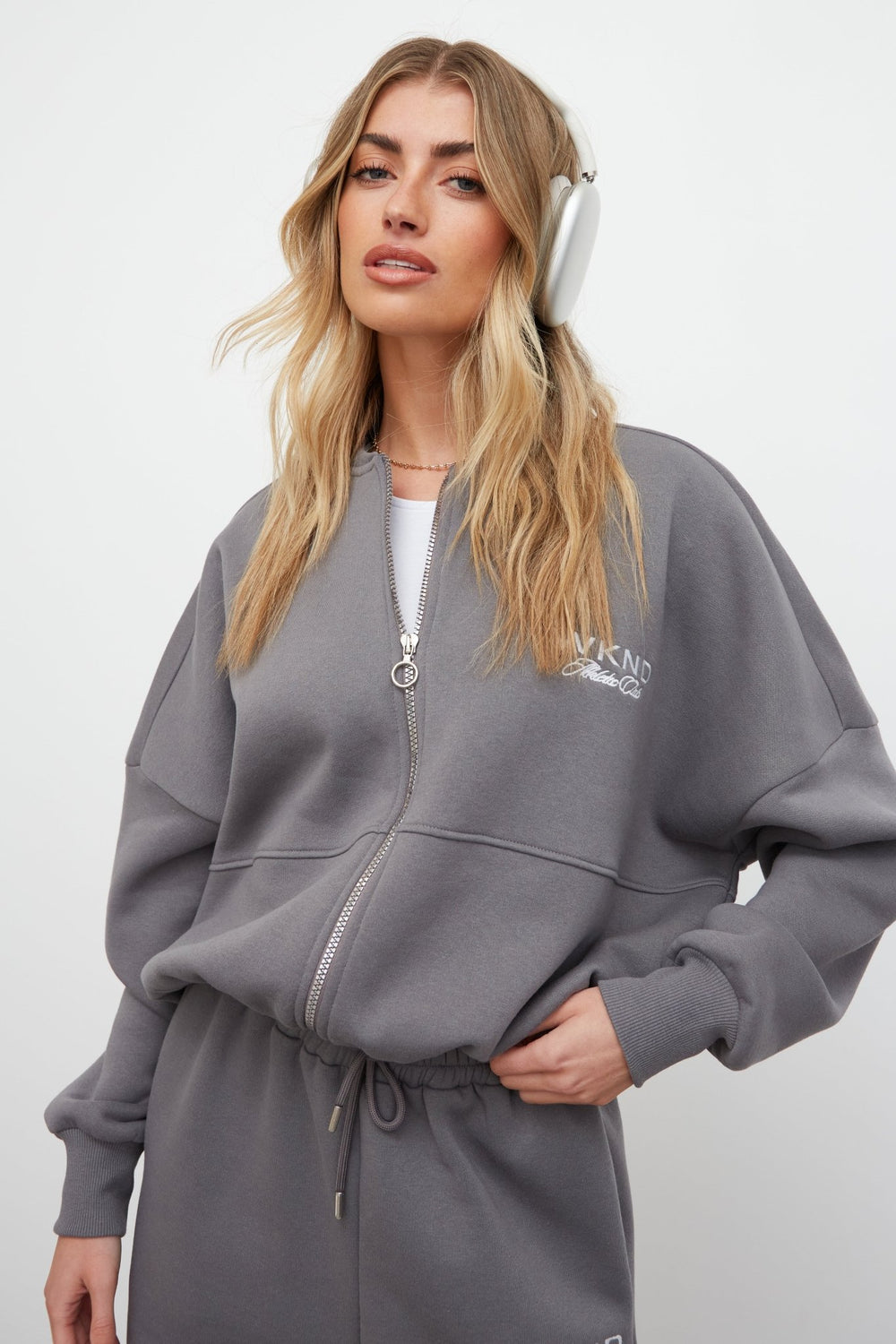 Athletic Club Zip Sweat - Grey