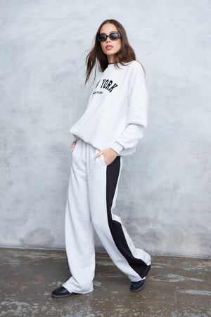 WKND Girl New York Embroidered Sweat