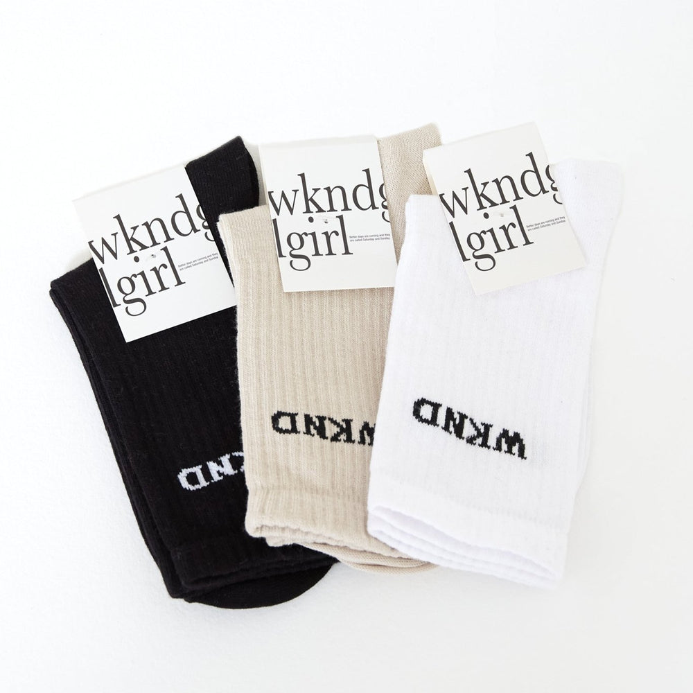 WKND Girl 3 Pack Socks