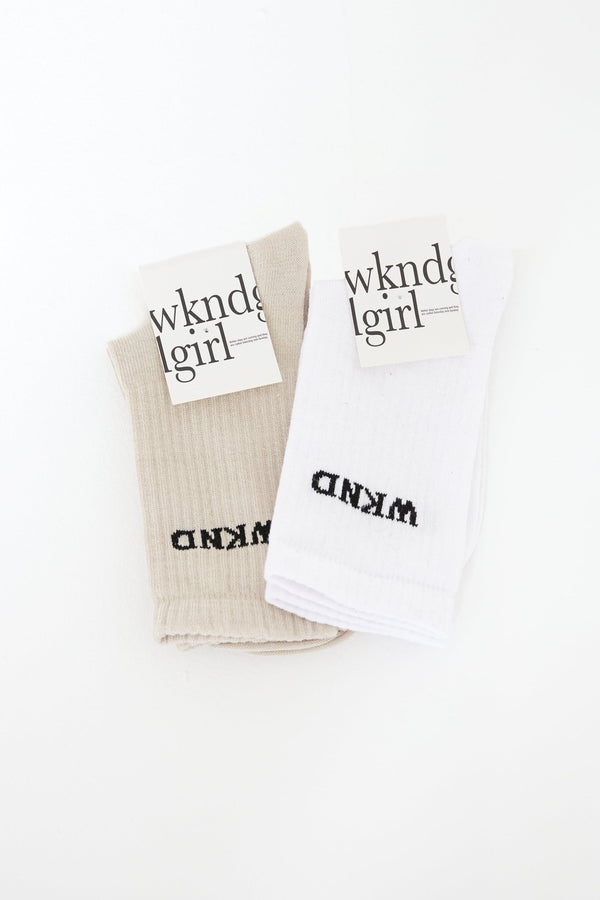 WKND Girl 2 Pack Socks