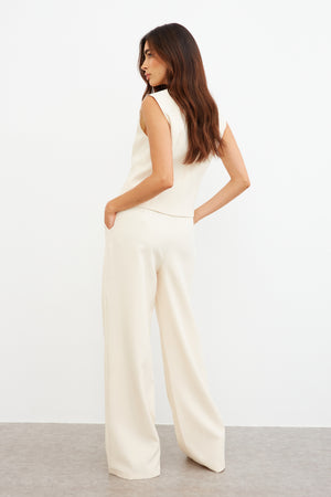 TAILORED WIDE LEG TROUSERS