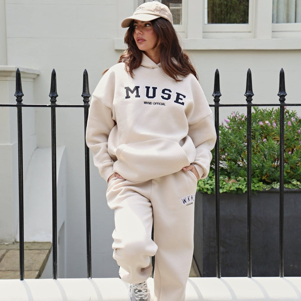 
                      
                        WKND Girl Muse Oversized Hoodie in Stone
                      
                    