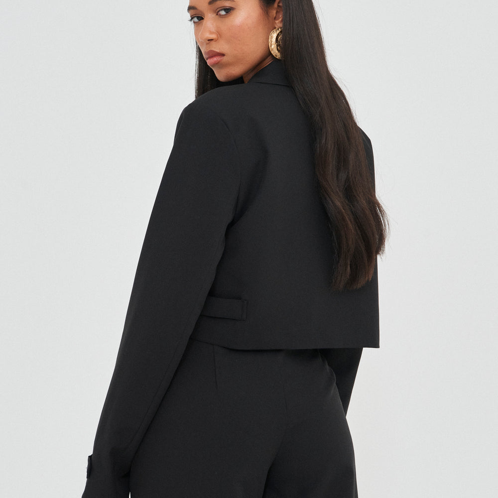 
                      
                        TAILORED CROPPED BLAZER
                      
                    