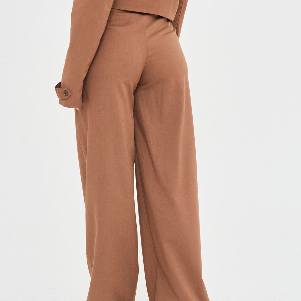 
                      
                        TAILORED CONTRAST WAISTBAND TROUSERS
                      
                    