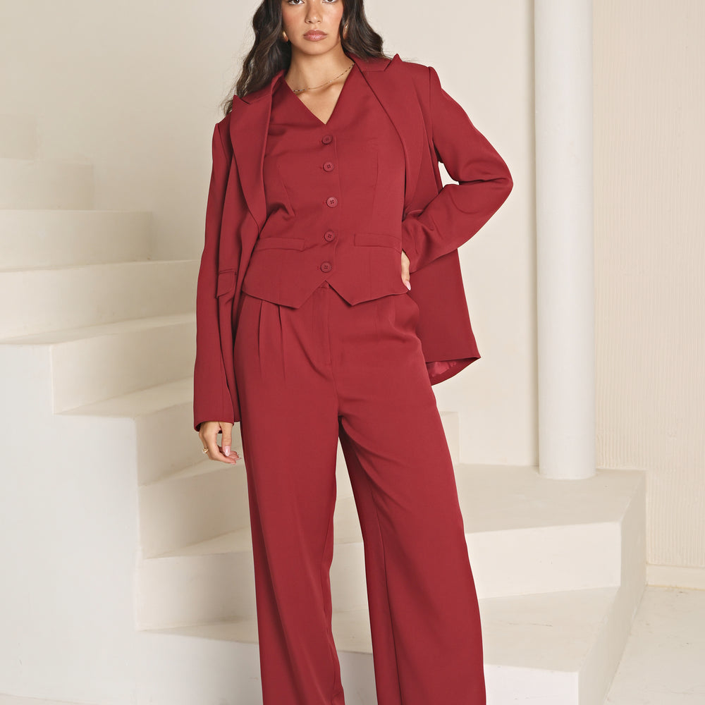 
                      
                        TAILORED WIDE LEG TROUSERS
                      
                    