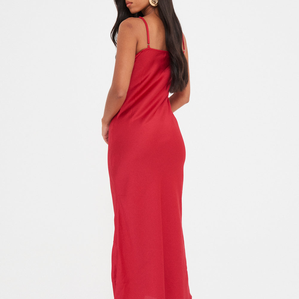 
                      
                        SATIN SEAM DETAIL SLIP DRESS
                      
                    