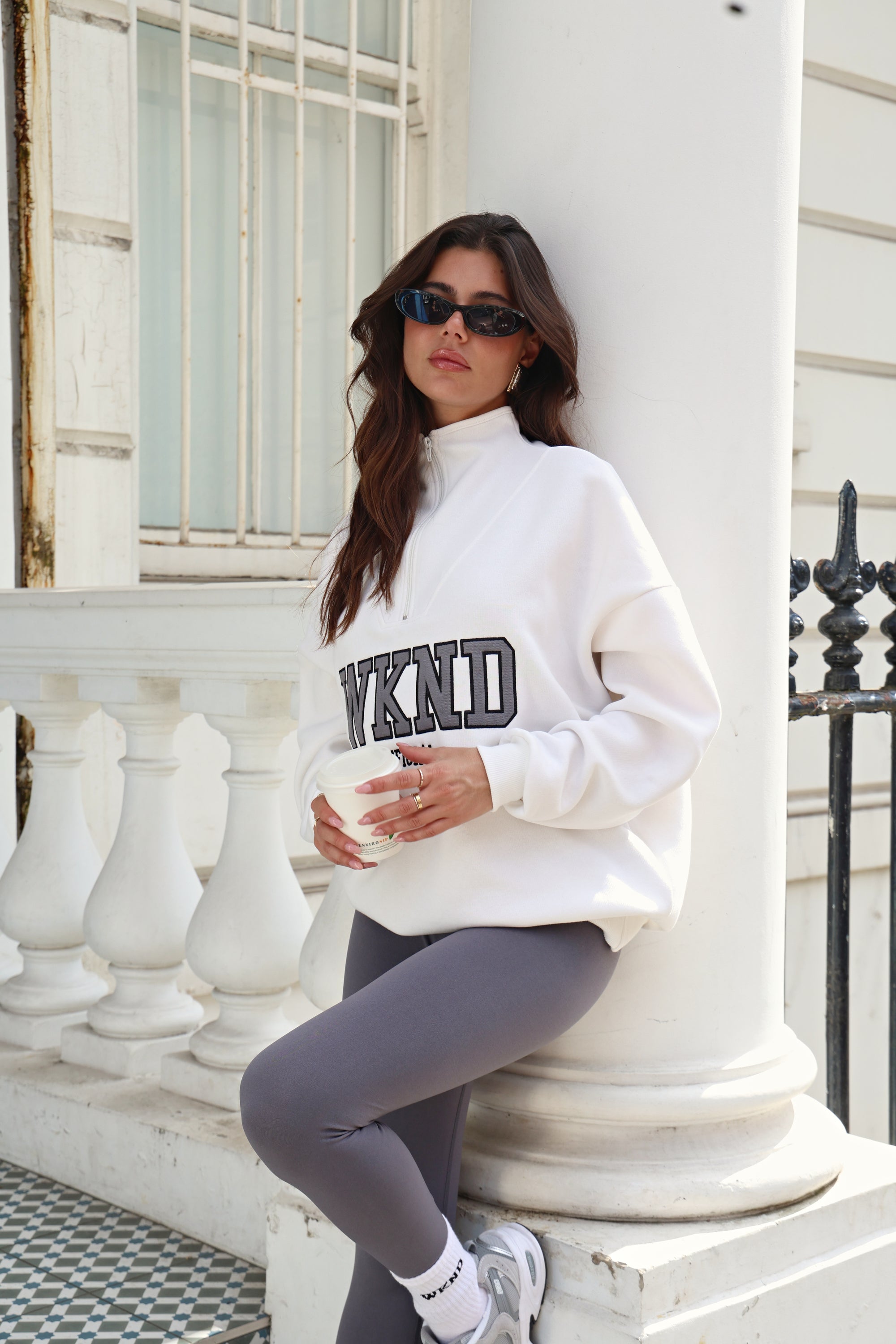 WKND OFFICIAL HALF ZIP SWEAT – WKNDGIRL