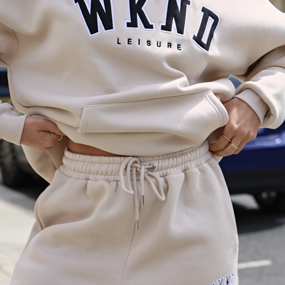 
                      
                        WKND Oversized Hoodie in Stone
                      
                    