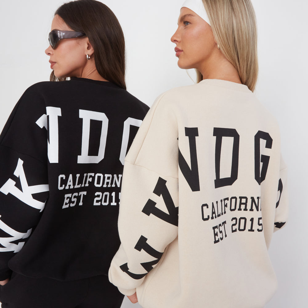 
                      
                        WKND GIRL VARSITY OVERSIZED SWEAT
                      
                    