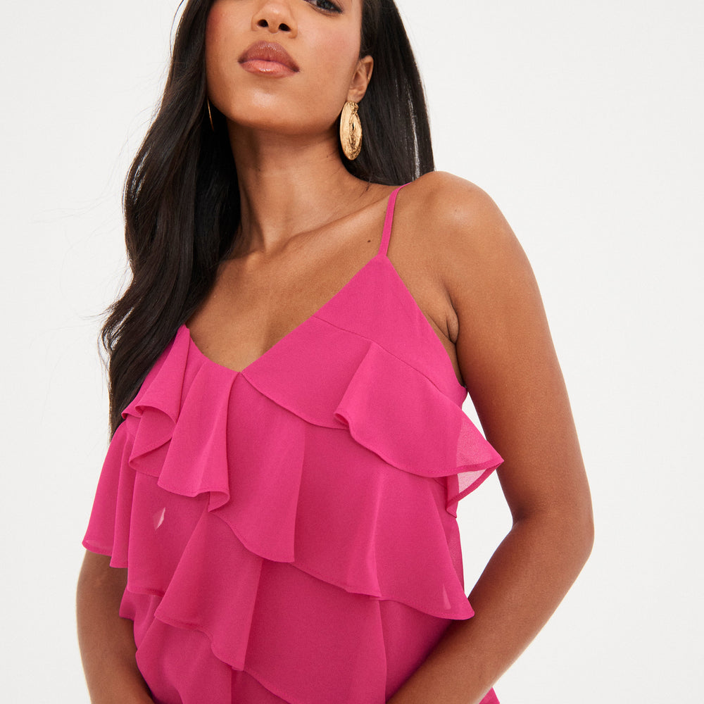 
                      
                        WKND Girl Pink Ruffle Slip Dress
                      
                    