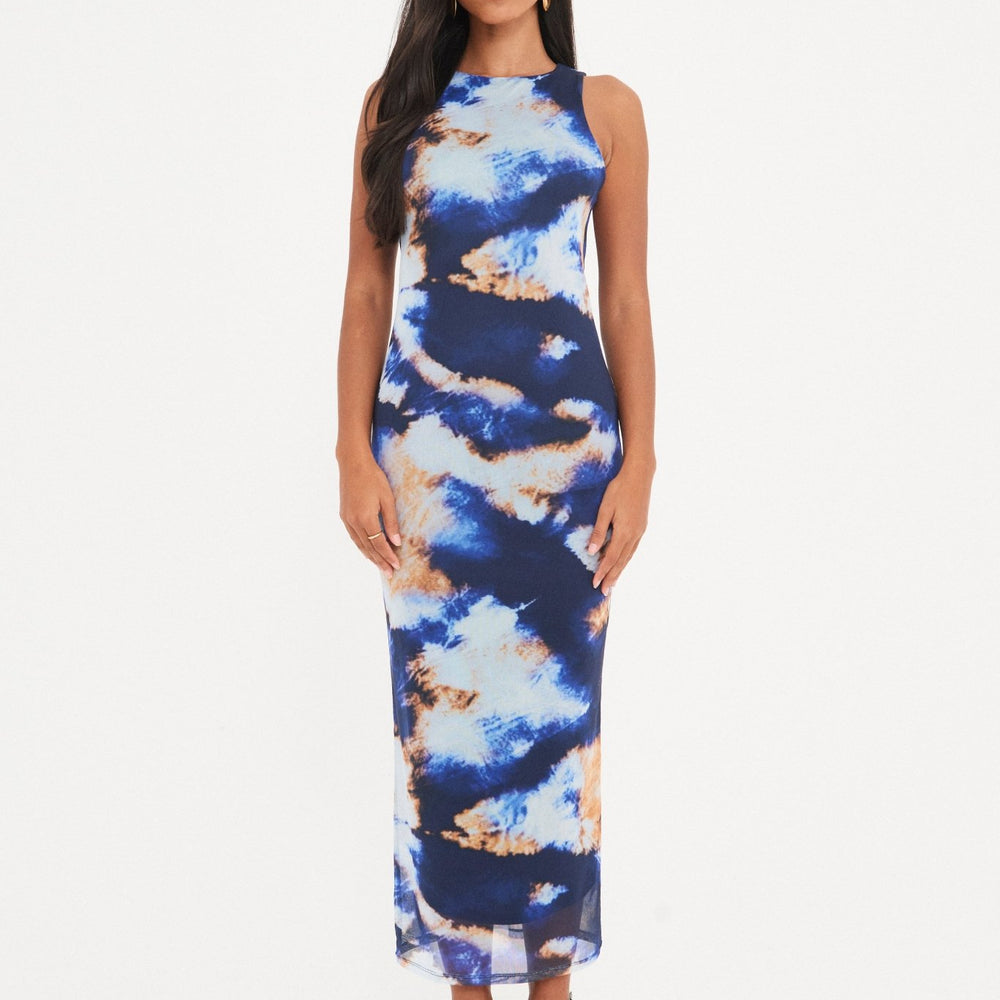 
                      
                        ABSTRACT MESH MIDAXI DRESS
                      
                    