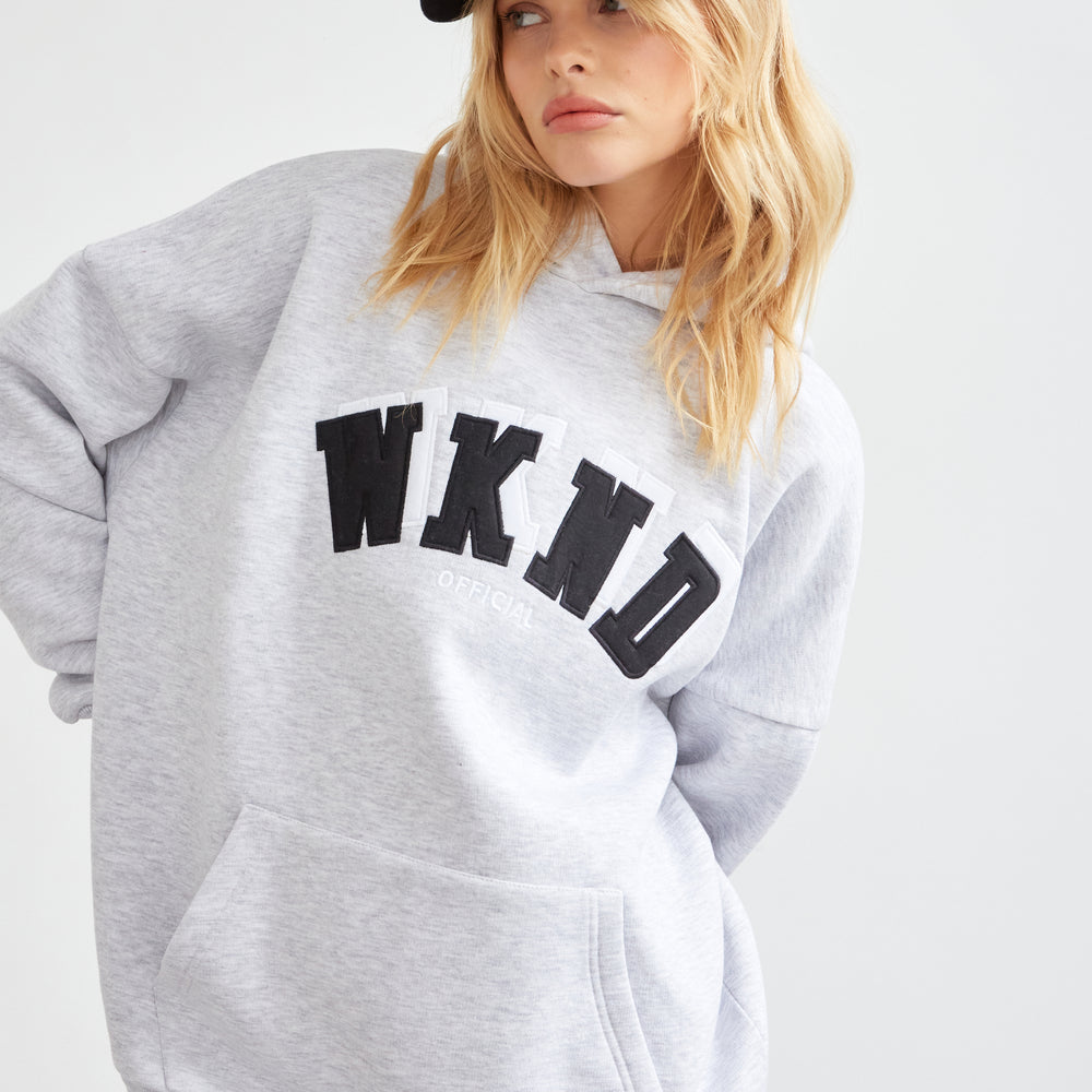 WKND APPLIQUE HOODIE