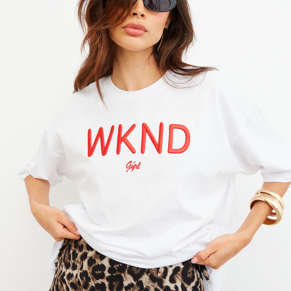 
                  
                    WKND GIRL OVERSIZED T-SHIRT
                  
                