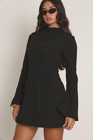 TAILORED STRUCTURED MINI DRESS