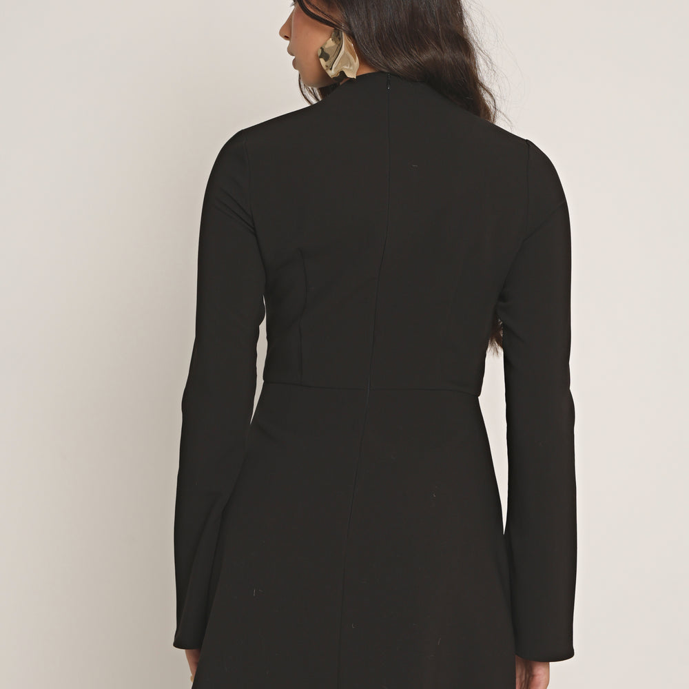 TAILORED STRUCTURED MINI DRESS