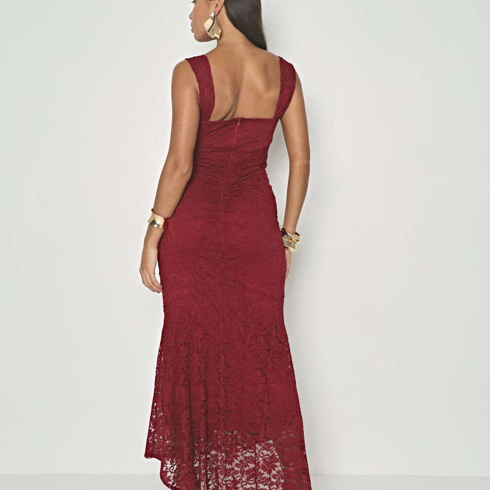 
                      
                        LACE DRAPE MAXI DRESS
                      
                    