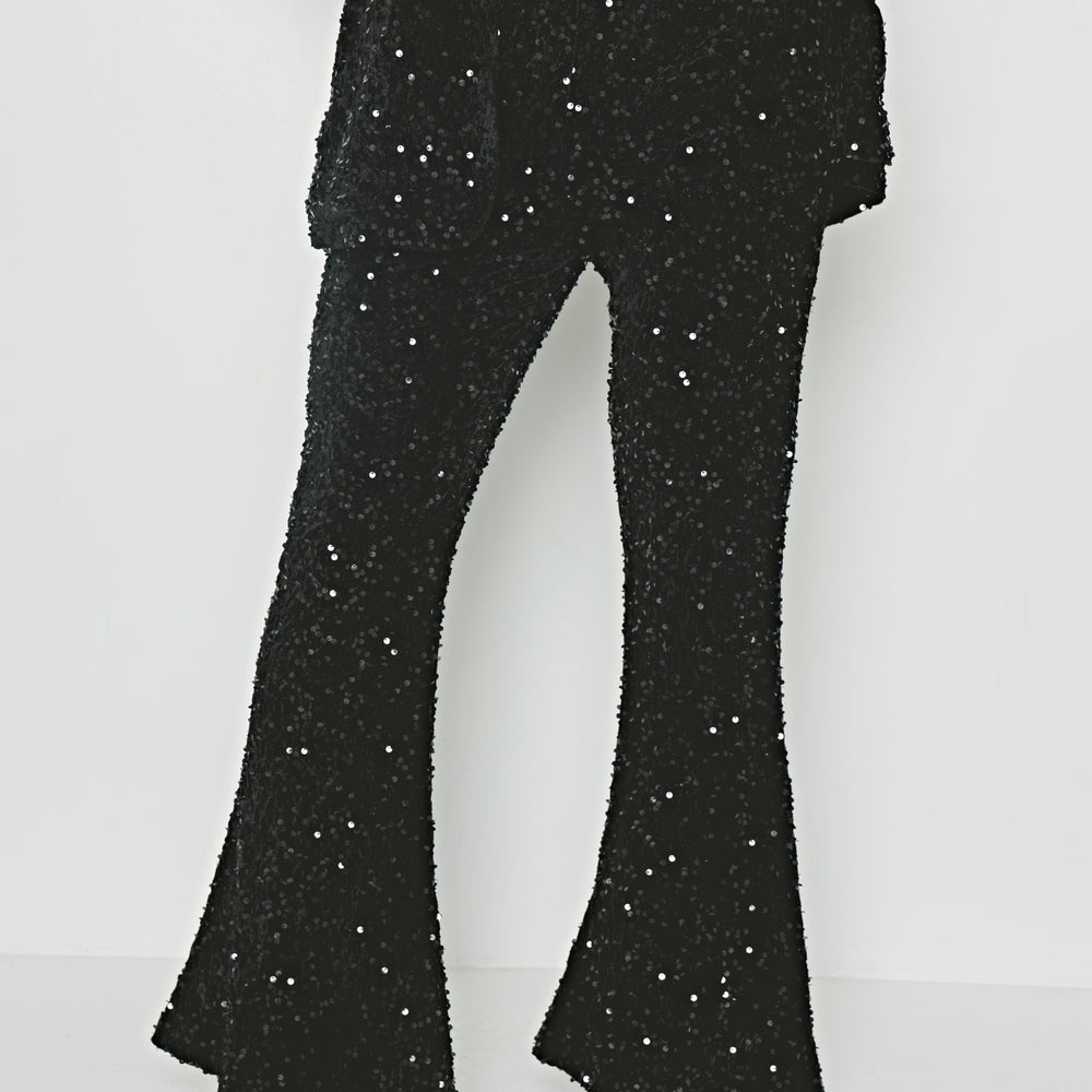 
                      
                        SEQUIN WIDE LEG TROUSERS
                      
                    