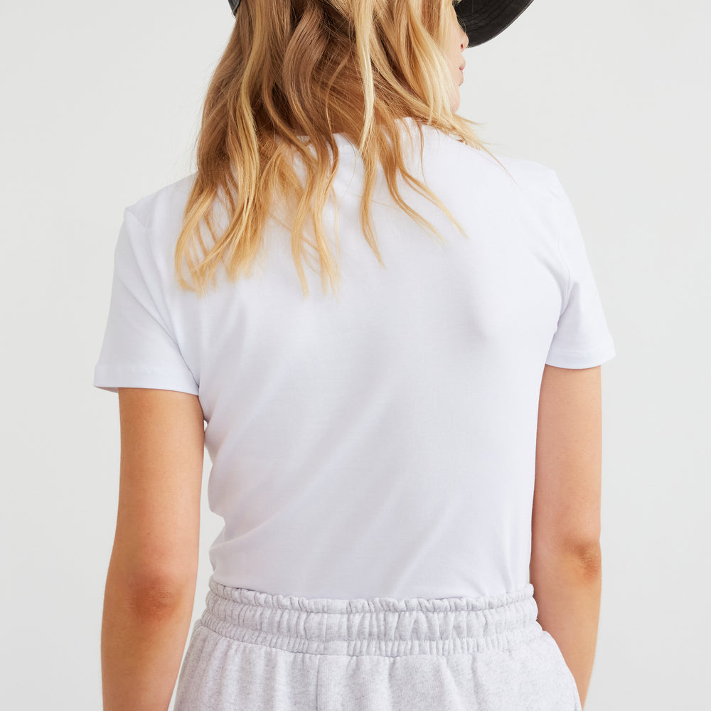 
                      
                        WKND EMBROIDERED COTTON FITTED T-SHIRT
                      
                    