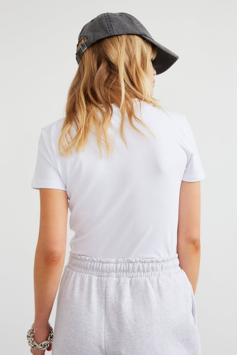 WKND EMBROIDERED COTTON FITTED T-SHIRT